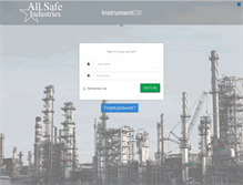 Tablet Screenshot of instrumentdb.allsafeindustries.com